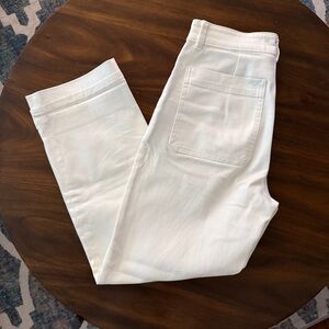Everlane straight leg pant - white